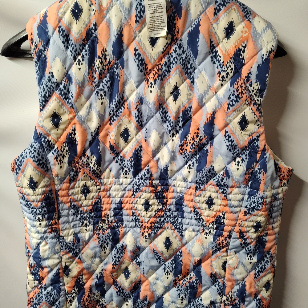 Ruby Rd. Ivory Quilted Vest Reversible - Picture 4 of 4